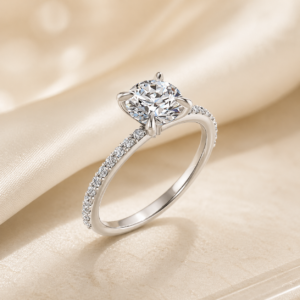 Diamond Classic Pavé Engagement Ring