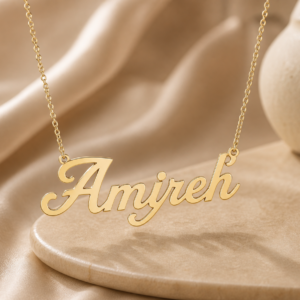 14K Gold Custom Script Name Necklace